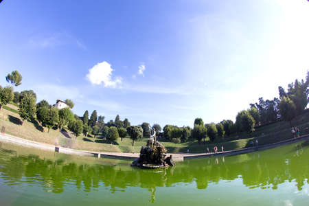 Boboli Garden in Florence, Tuscany in Italyのeditorial素材