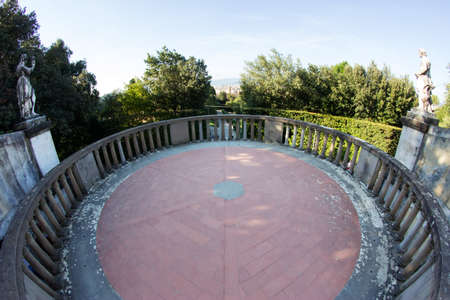 Boboli Garden in Florence, Tuscany in Italyのeditorial素材