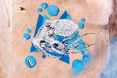 Street Art in Palermo, Italyのeditorial素材