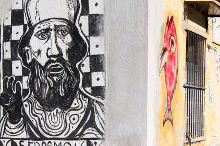 Street Art in Palermo, Italyのeditorial素材