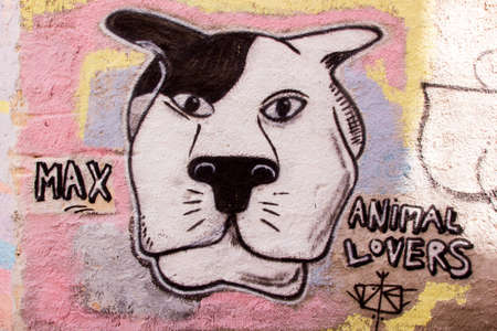 Street Art in Palermo, Italyのeditorial素材