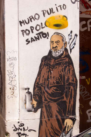 Street Art in Palermo, Italyのeditorial素材