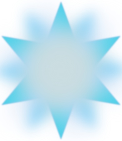 Blue starの写真素材