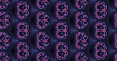 Seamless tileable regular ornamental geometric fractale background