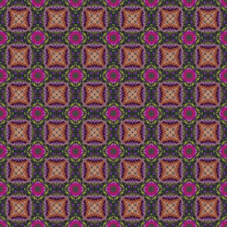 Abstract tileable seamless regular ornamental mosaic pattern