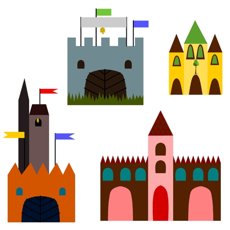Fairytale castleのイラスト素材