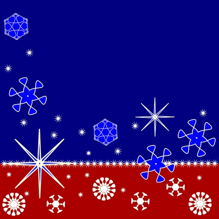 Tri-color Christmas backgroundのイラスト素材