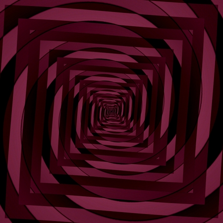 Abstract reddish spiral patternの写真素材