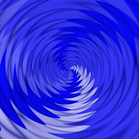 Abstract blue white spiral patternの写真素材
