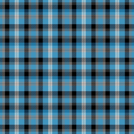 Blue white black checkered regular seamless patternの写真素材