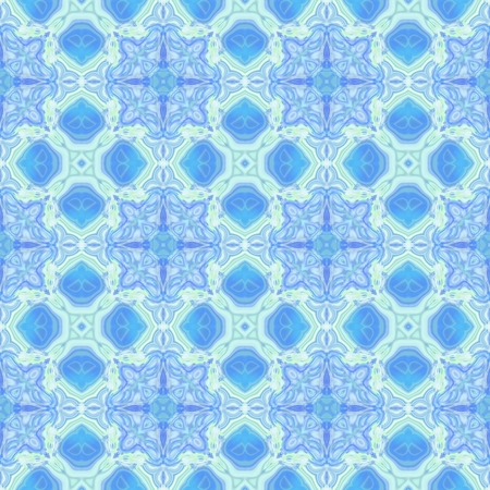 Pastel bright colorful decorative kaleidoscopic pattern - digitally rendered design