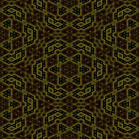 Abstract geometric kaleidoscopic fractal mirroring tile able pattern