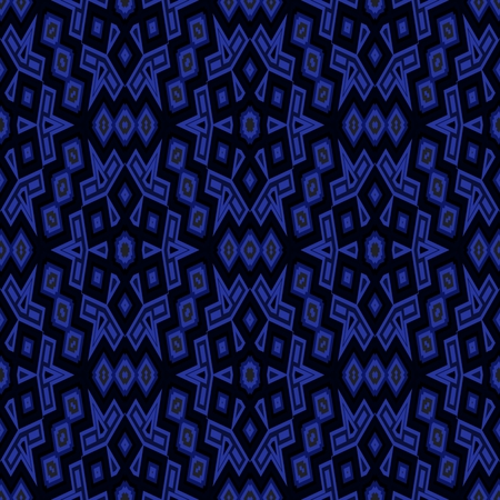 Abstract geometric kaleidoscopic fractal mirroring tile able pattern