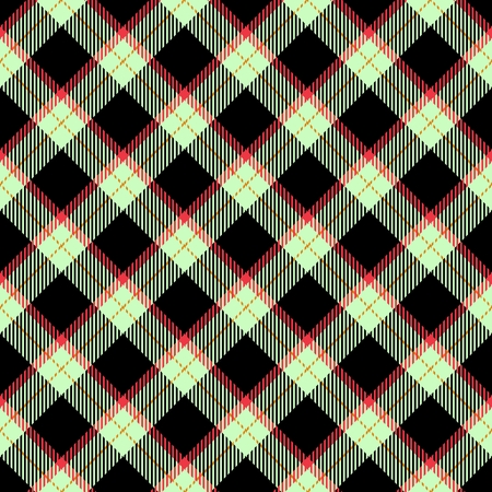 Abstract checked modern seamless oblique pattern with textile texture - computer generated designの写真素材