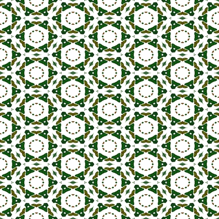 Abstract kaleidoscopic geometric floral starry pattern