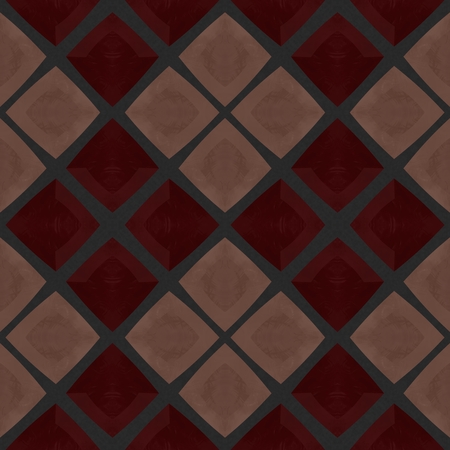 Brown gray regular diagonally chequed seamless pattern