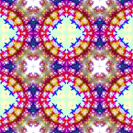 Abstract seamless ornamental oriental traditional patternの写真素材