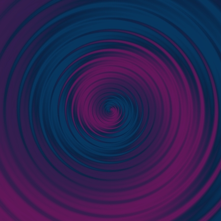 Abstract silk glossy blue purple spiral pattern with rotating illusion effectの写真素材