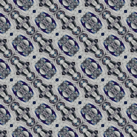 Abstract seamless digitally rendered decorative patternの写真素材