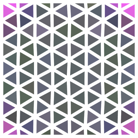 Abstract triangular low poly pattern with white grid - geometric design tile usable for origami...