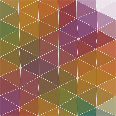 Abstract triangular low poly pattern with white grid - geometric design tile usable for origami paperのイラスト素材