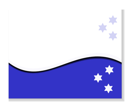 Blue and white background with starsのイラスト素材