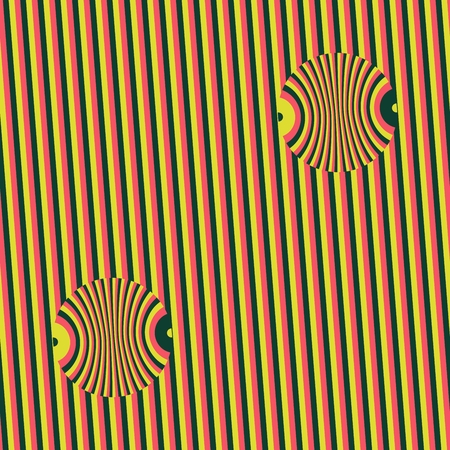 Abstract seamless simple geometric cubist pattern
