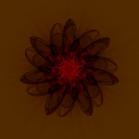 Reddish decorative flowerの写真素材
