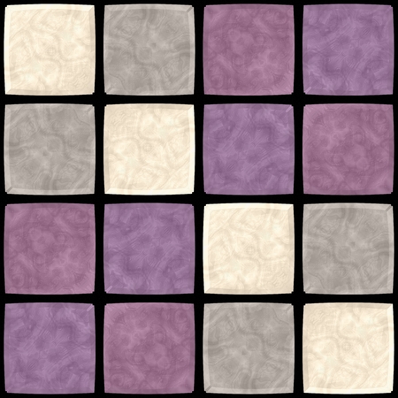 Abstract pink gray beige mosaic tileの写真素材
