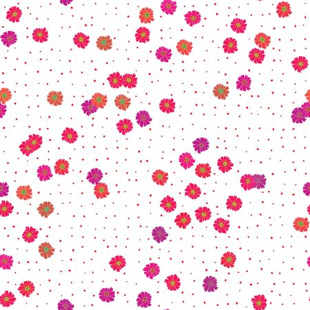 Decorative ornamental seamless floral patternの写真素材