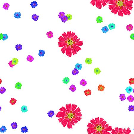 Decorative ornamental seamless floral patternの写真素材