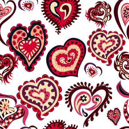 Cute heart vectorのイラスト素材