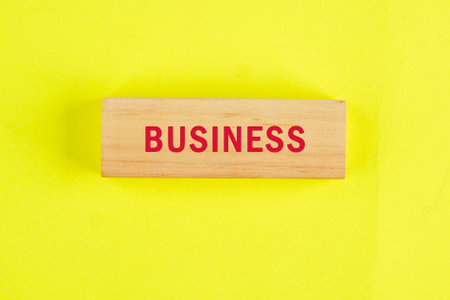The BUSINESS concept phrase, business creative motivation concept.
