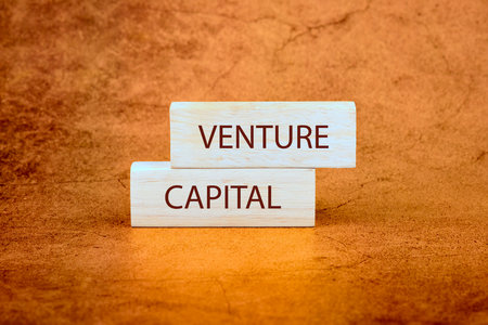 The concept phrase of VENTURE CAPITAL. Business and Venture capital concept. Copy space.の写真素材