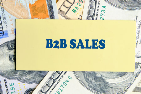 B2B SALES text. Business to Business or Business to Consumer.の写真素材