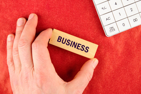 The BUSINESS concept phrase, business creative motivation concept.の写真素材