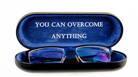 Business concept words YOU CAN OVERCOME ANYTHINGの写真素材