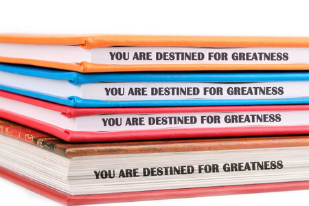 YOU ARE DESTINED FOR GREATNESS words.の写真素材