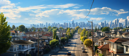 Panoramic view of the city of San Francisco, California, USAの素材
