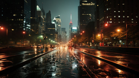 Shanghai Lujiazui Finance and Trade Zone at nightの素材