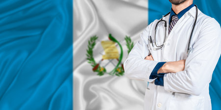 Guatemala national health system. Guatemala health and medical insurance conceptの写真素材