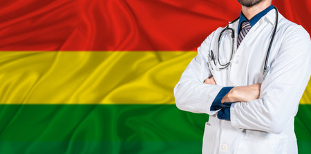 Bolivia national health system. Bolivia health and medical insurance conceptの写真素材