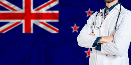 New Zealand national health system. New Zealand health and medical insurance conceptの写真素材