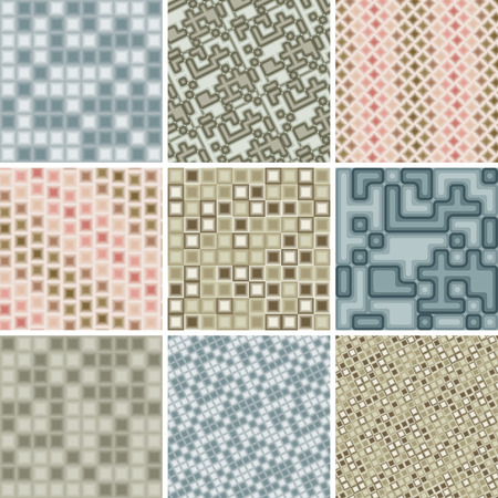 Collection of seamless tile wallpapers. Volume 6のイラスト素材