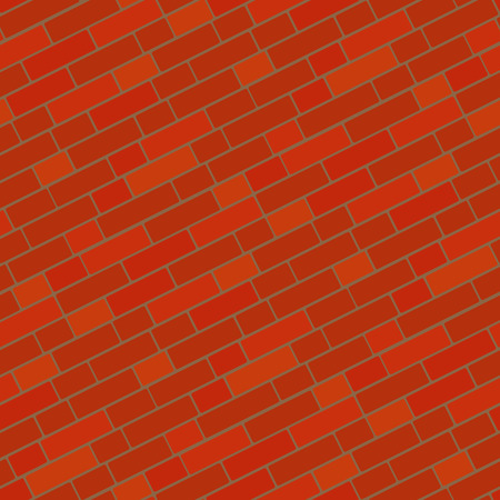 Seamlessly vector bricken wallのイラスト素材