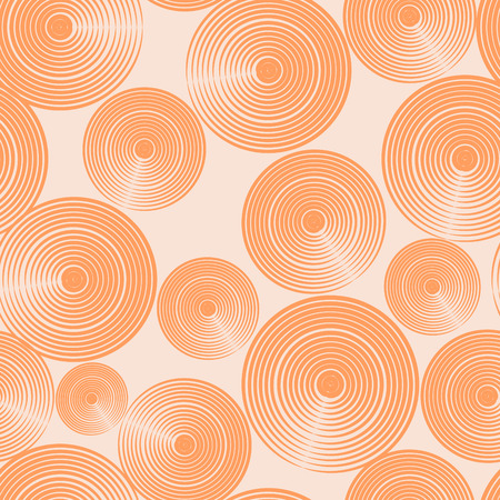 Retro pink seamless circle backgroundのイラスト素材