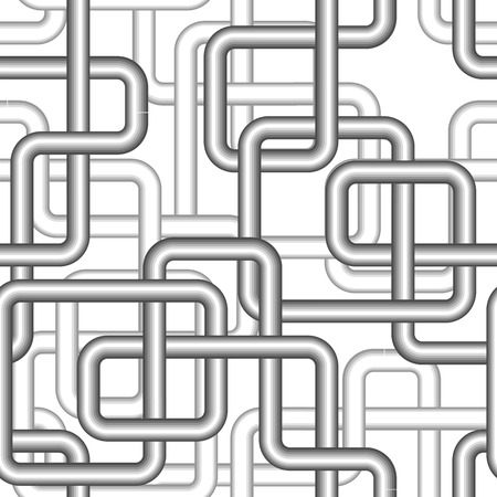 Seamless pipe vector patternのイラスト素材
