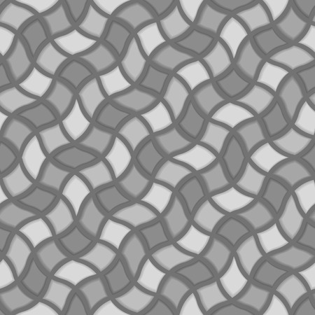 Seamless 3d vector pattern with tilesのイラスト素材