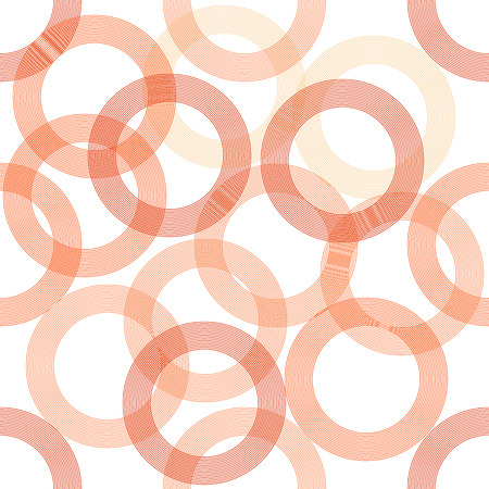 Stylish pattern with red circlesのイラスト素材