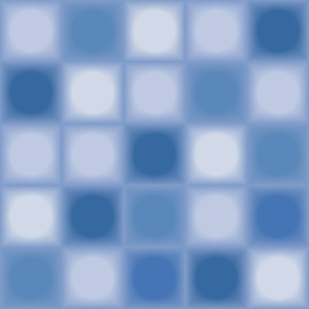 Blue 3d tiles. Seamless vector patternのイラスト素材
